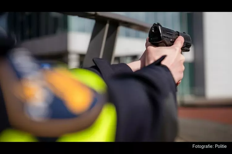 Politie lost schot bij aanhouding