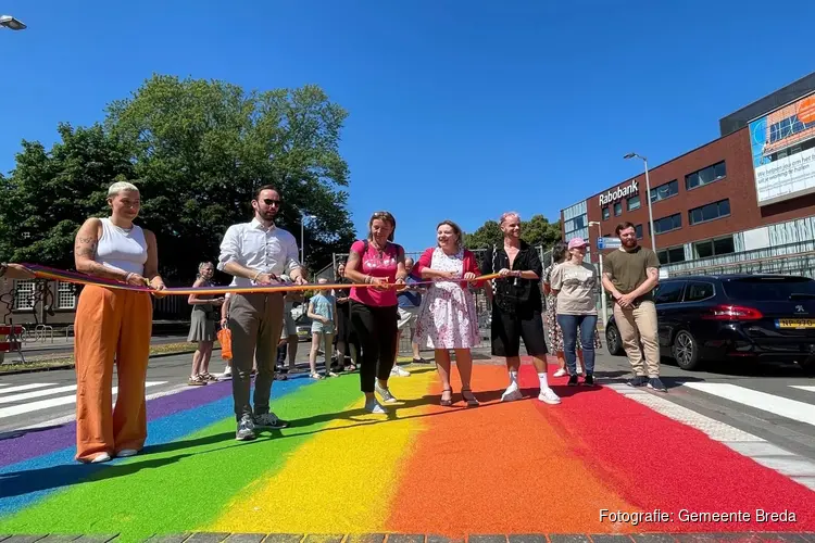 Regenboogpad keert terug in Breda