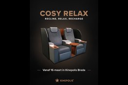 Kinepolis Breda gaat voor ultiem zitcomfort met Relax Seats in elke zaal