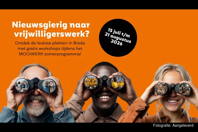 Nieuwsgierig naar vrijwilligerswerk in Breda? Met het MOOIWERK zomerprogramma krijg je een kijkje in de keuken!
