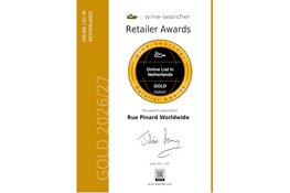Vanuit Breda naar de wereldtop: Bredase wijnhandel Rue Pinard wint Gold bij internationale Wine-Searcher Awards