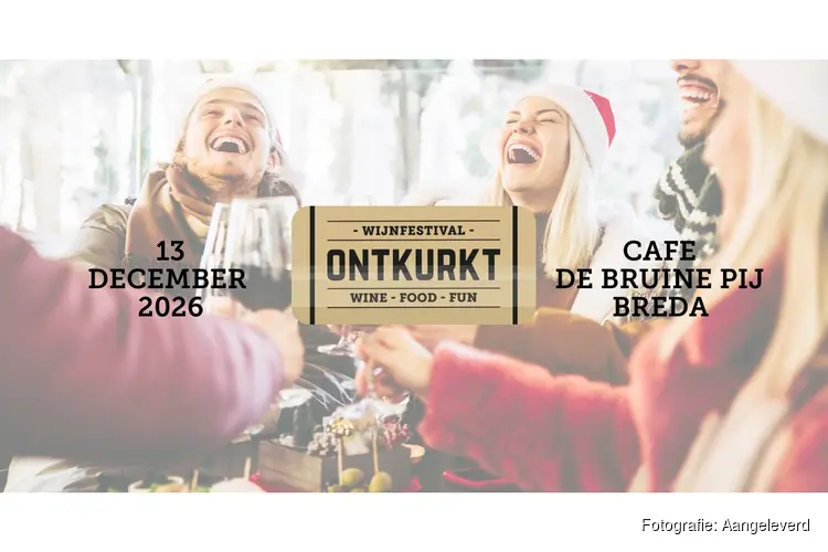 Wijnfestival Ontkurkt organiseert eerste wintereditie naast de Grote Kerk in Breda